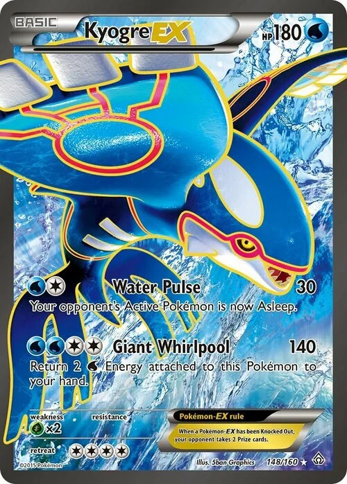 Kyogre EX — Primal Clash