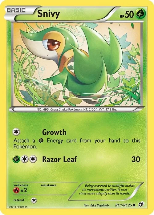 Snivy — Radiant Collection Legendary Treasure
