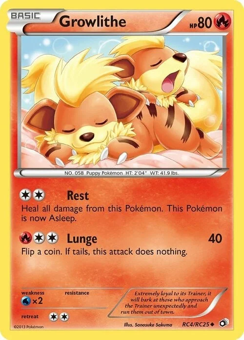 Growlithe — Radiant Collection Legendary Treasure