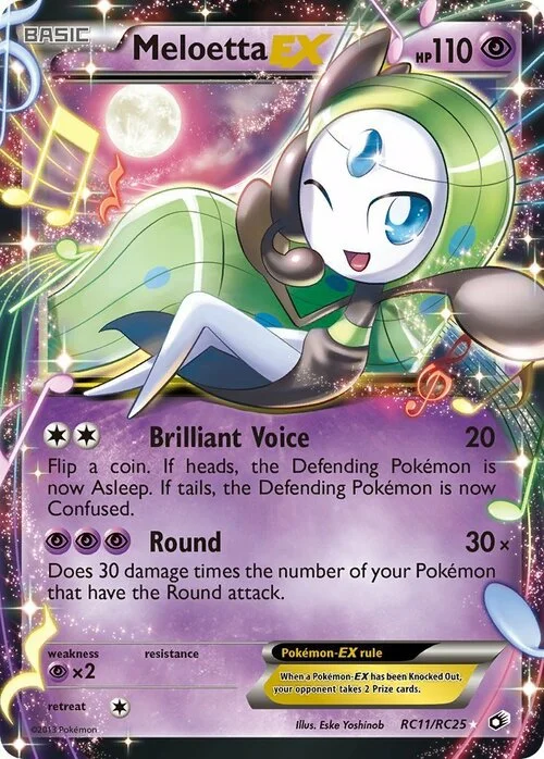 Meloetta ex — Radiant Collection Legendary Treasure