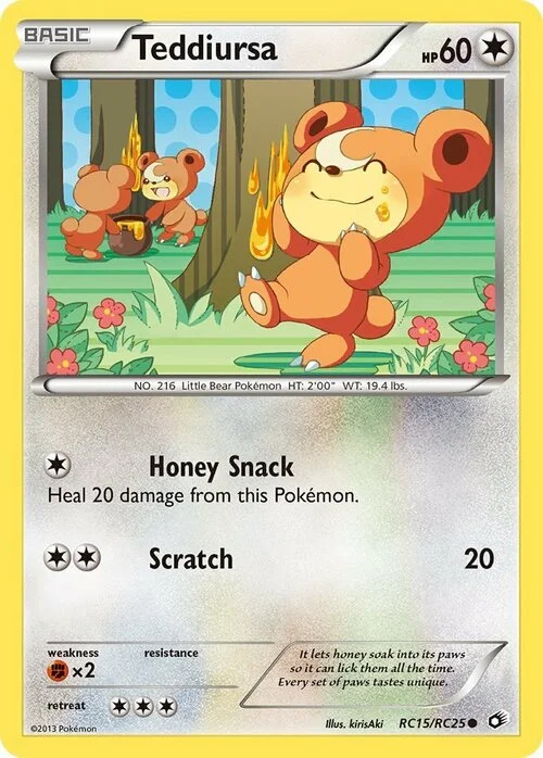 Teddiursa — Radiant Collection Legendary Treasure