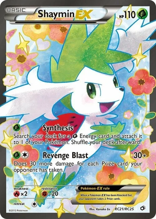 Shaymin EX — Radiant Collection Legendary Treasure