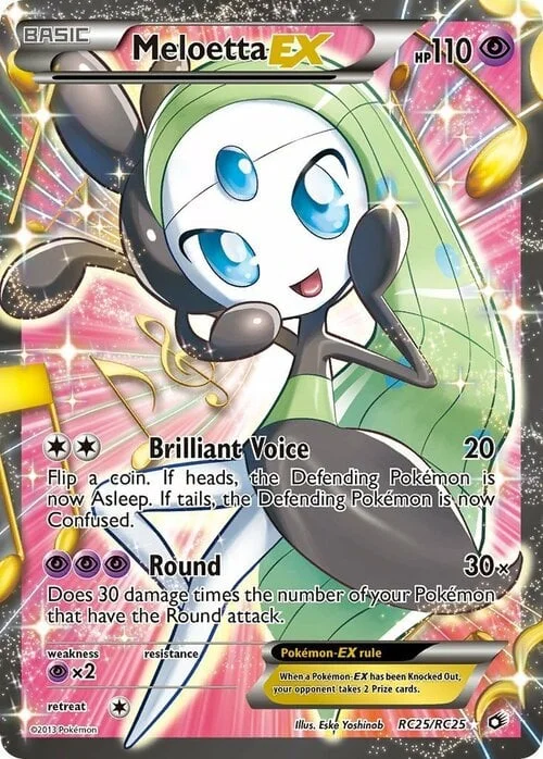 Meloetta ex — Radiant Collection Legendary Treasure