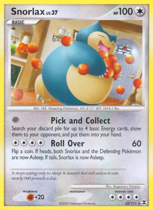 Snorlax LV.37 — Rising Rivals