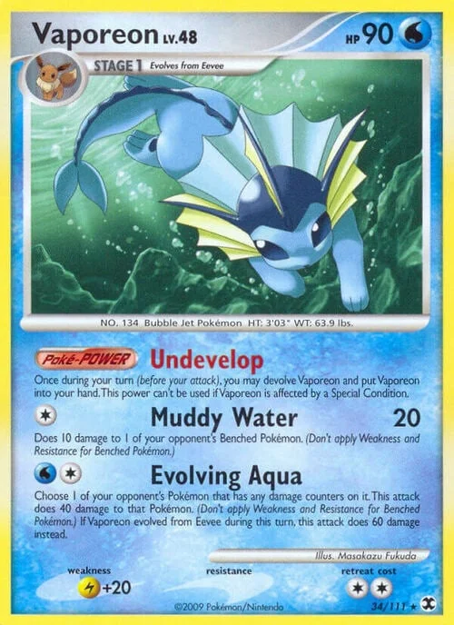 Vaporeon LV.48 — Rising Rivals