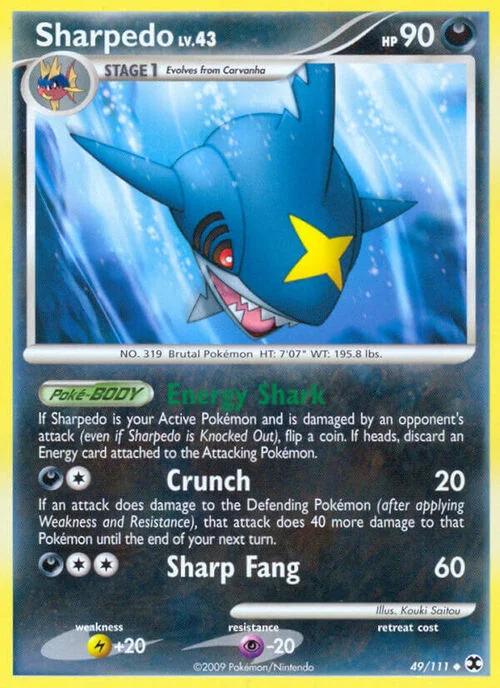 Sharpedo LV.43 — Rising Rivals