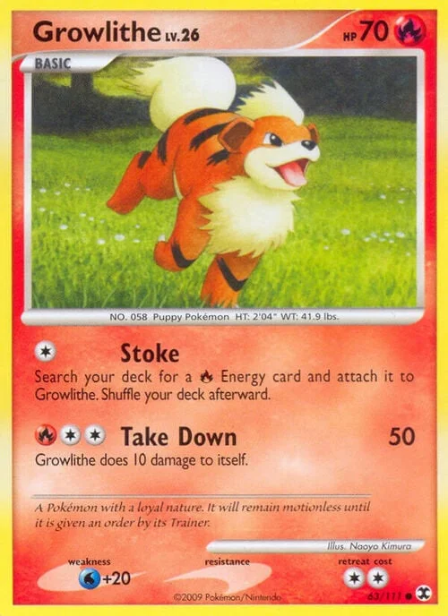 Growlithe LV.26 — Rising Rivals