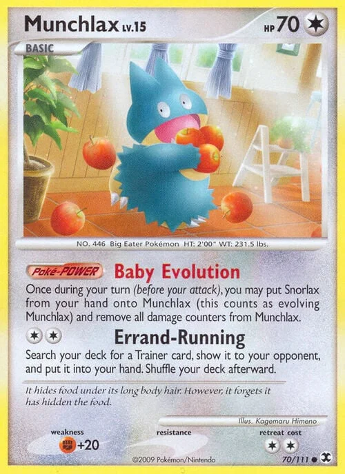 Munchlax Lv.15 — Rising Rivals