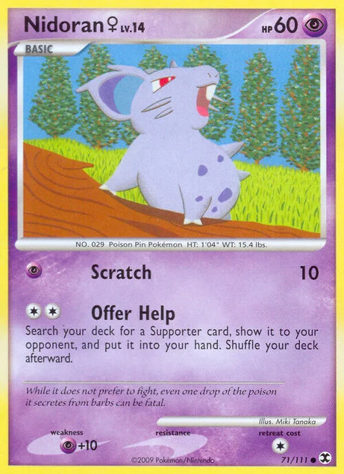 Nidoran ♀ LV.14 — Rising Rivals