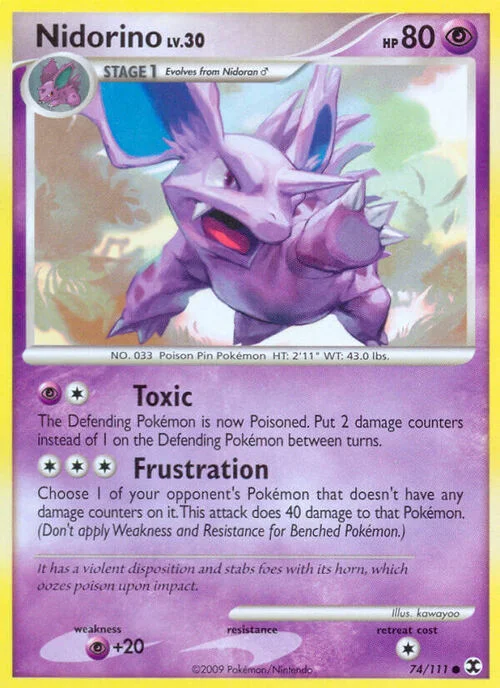 Nidorino LV.30 — Rising Rivals