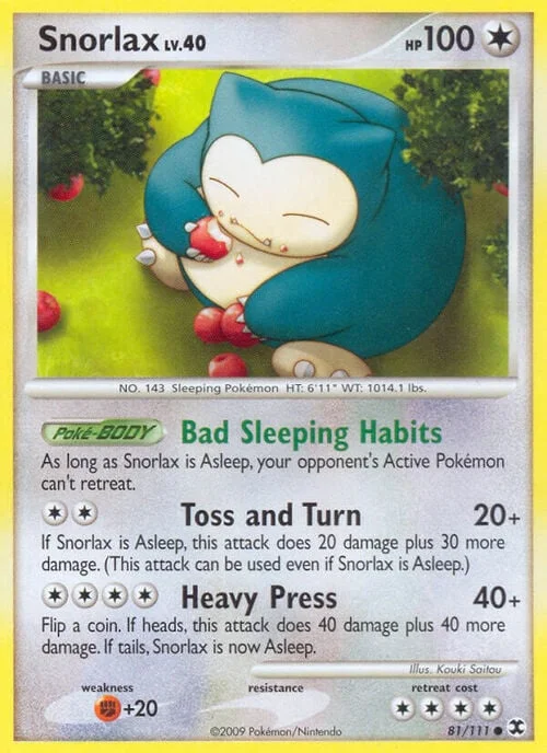 Snorlax LV.40 — Rising Rivals