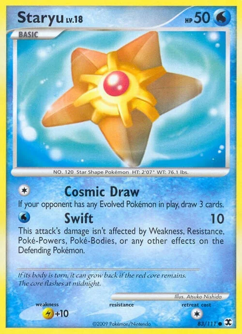 Staryu LV.18 — Rising Rivals