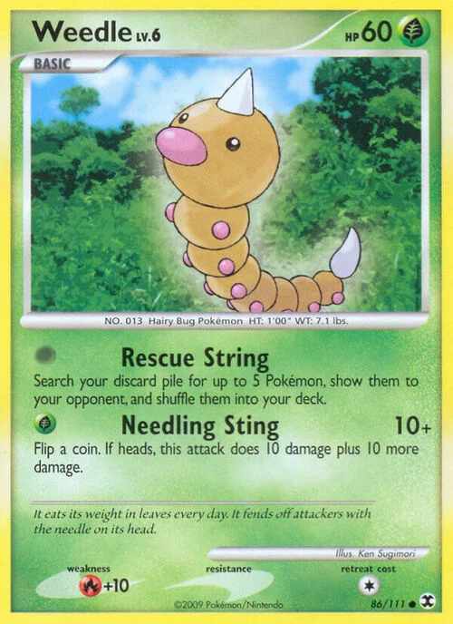 Weedle Lv.6 — Rising Rivals