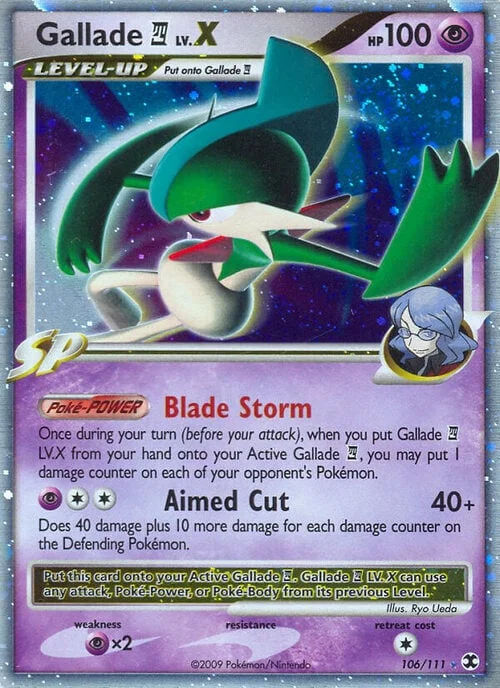 Gallade 4 LV.X — Rising Rivals