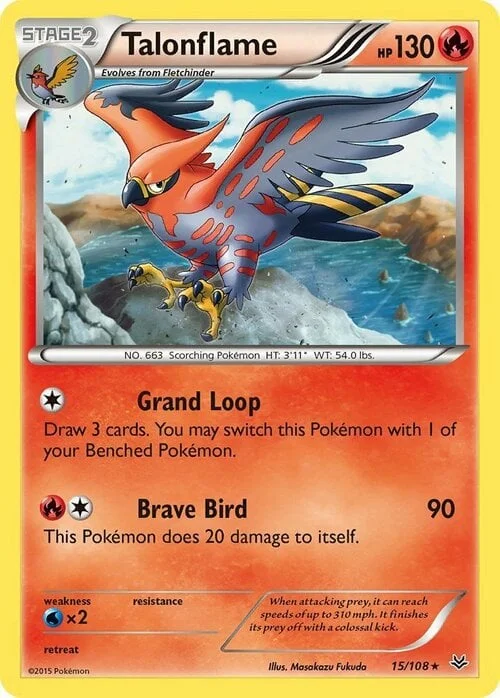 Talonflame — Roaring Skies