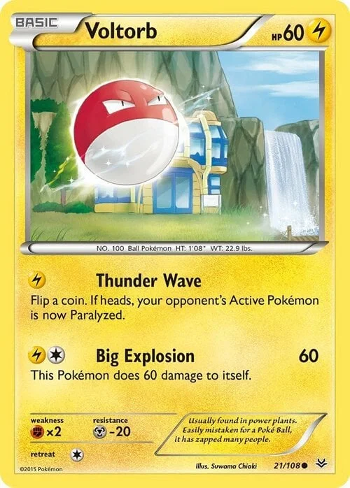Voltorb — Roaring Skies
