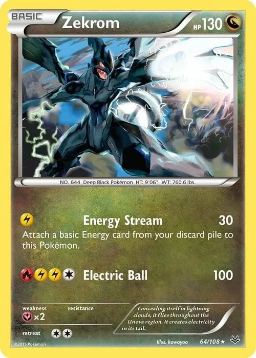 Zekrom — Roaring Skies