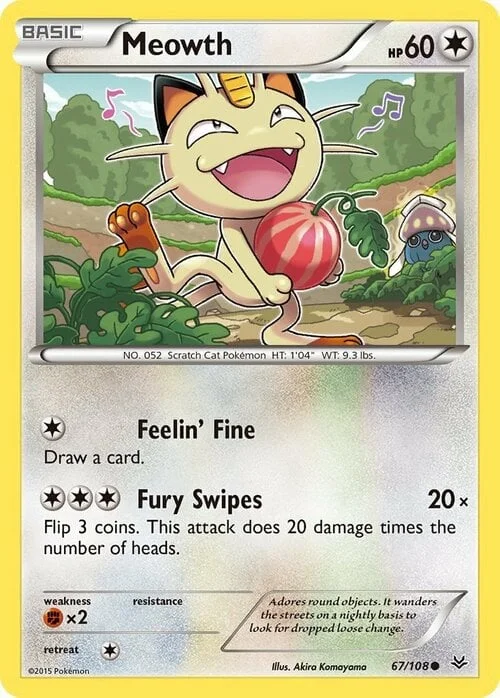 Meowth — Roaring Skies