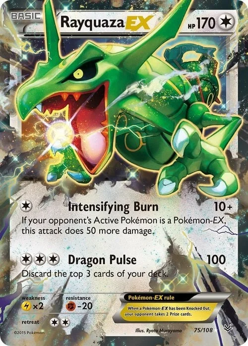 Rayquaza EX — Roaring Skies