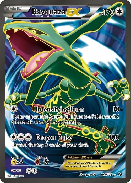 Rayquaza EX — Roaring Skies