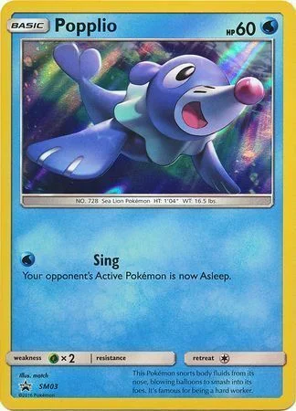 Popplio — SM Black Star Promos