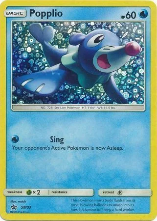 Popplio — SM Black Star Promos