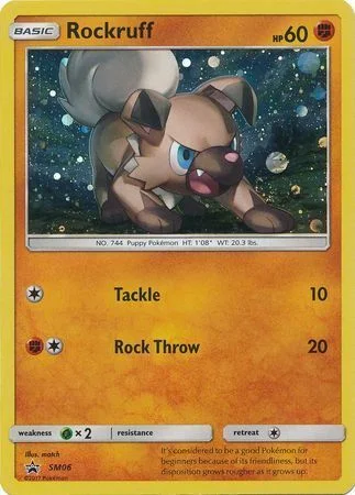 Rockruff — SM Black Star Promos