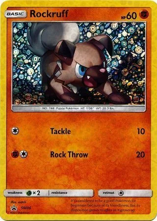 Rockruff — SM Black Star Promos