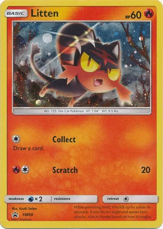 Litten — SM Black Star Promos