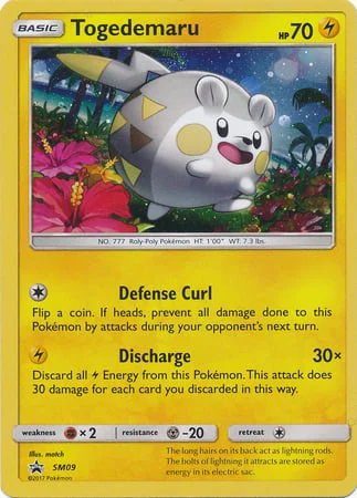 Togedemaru — SM Black Star Promos