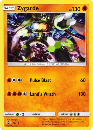 Zygarde — SM Black Star Promos