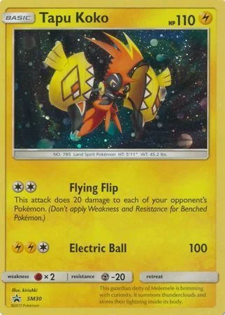 Tapu Koko — SM Black Star Promos