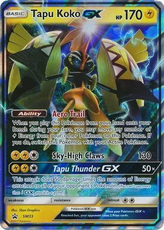 Tapu Koko GX — SM Black Star Promos