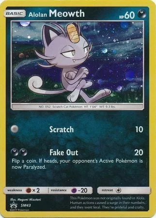Alolan Meowth — SM Black Star Promos