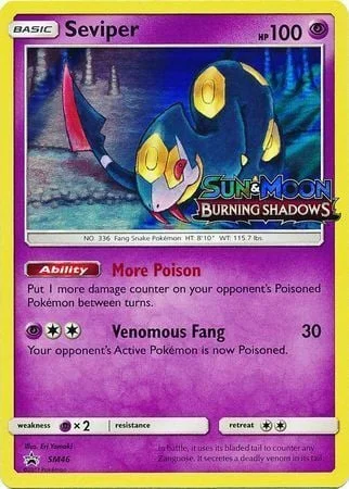 Seviper — SM Black Star Promos