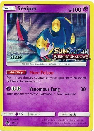 Seviper — SM Black Star Promos