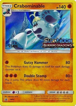 Crabominable — SM Black Star Promos