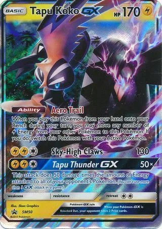 Tapu Koko GX — SM Black Star Promos