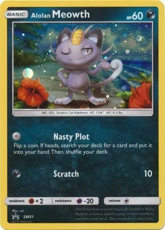 Alolan Meowth — SM Black Star Promos