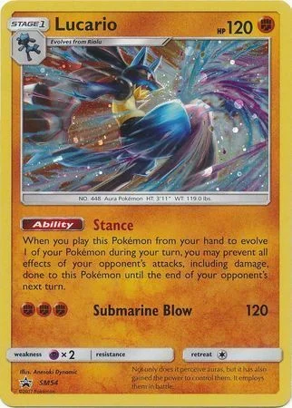 Lucario — SM Black Star Promos