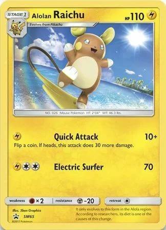 Alolan Raichu — SM Black Star Promos