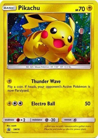 Pikachu — SM Black Star Promos