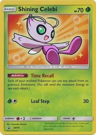 Shining Celebi — SM Black Star Promos