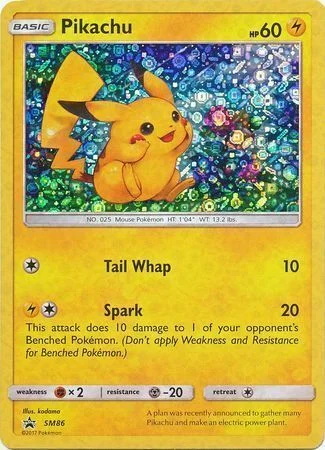 Pikachu — SM Black Star Promos