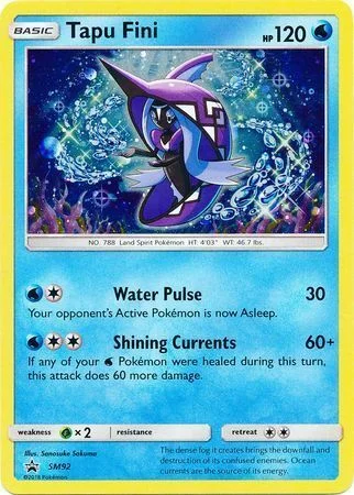 Tapu Fini — SM Black Star Promos