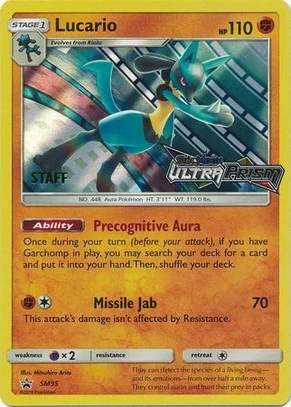 Lucario — SM Black Star Promos