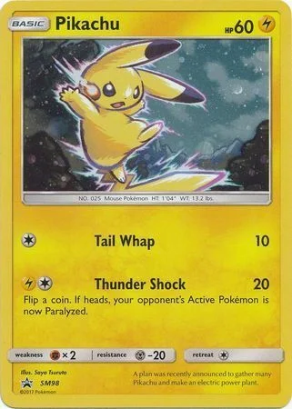 Pikachu — SM Black Star Promos