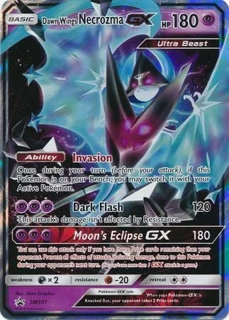 Dawn Wings Necrozma GX — SM Black Star Promos