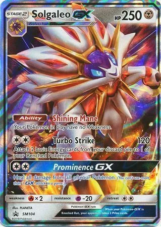 Solgaleo GX — SM Black Star Promos