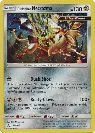 Dusk Mane Necrozma — SM Black Star Promos